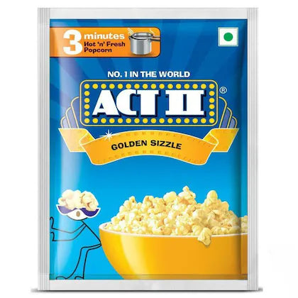 Act II Golden Sizzle Instant Popcorn 30 g