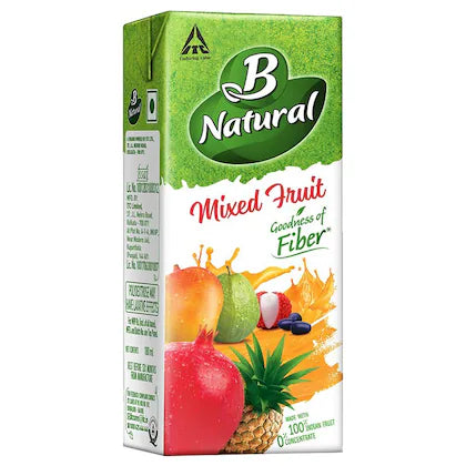 B Natural Mixed Fruit Juice 180 ml