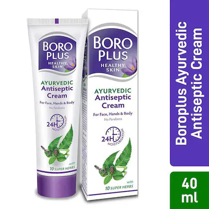 BOROPLUS Ayurvedic Antiseptic Cream 24 Hr Moisturisation 40 ml