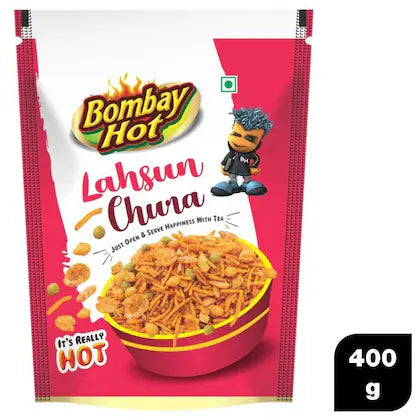 Bombay Hot Lahsun Chura 400 g