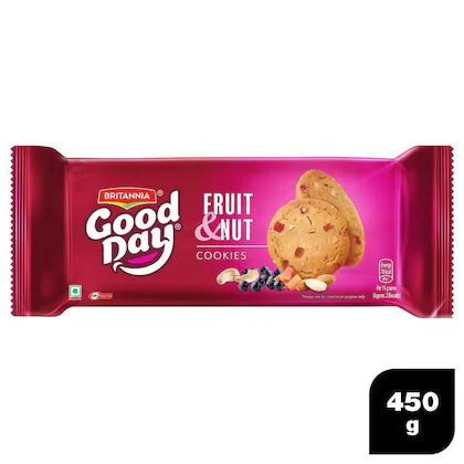 Britannia Good Day Fruit & Nut Cookies 450 g