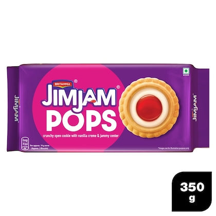 Britannia Jim Jam Pops Biscuit 350 g