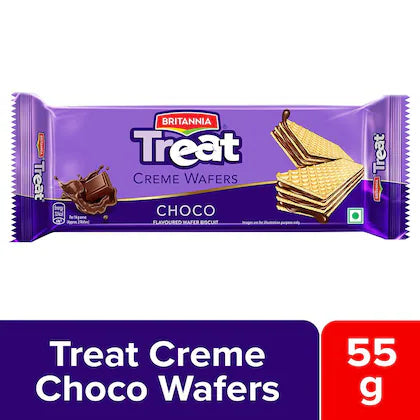 Britannia Treat Choco Creme Wafers Biscuit 55 g