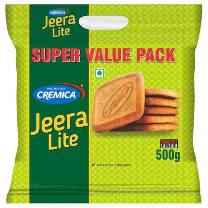 Cremica Jeera Lite Cookies Super Value Pack 500 g