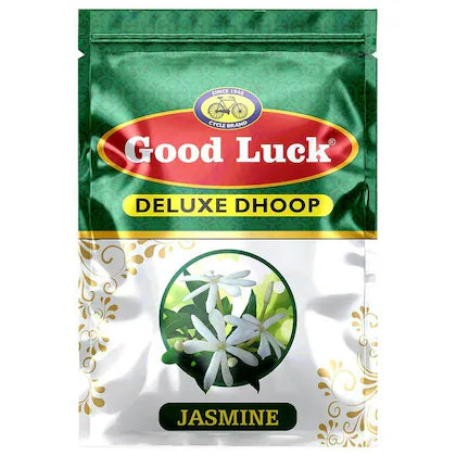 Cycle Good Luck Jasmine Deluxe Dhoop 20 Sticks with 1 Dhoop Holder