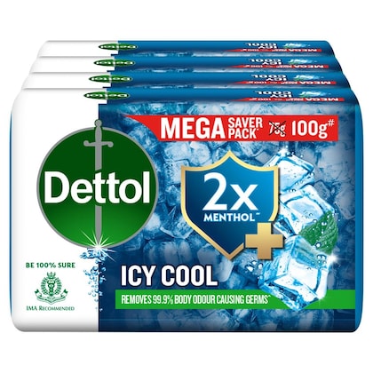 Dettol Icy Cool Soap 400 g