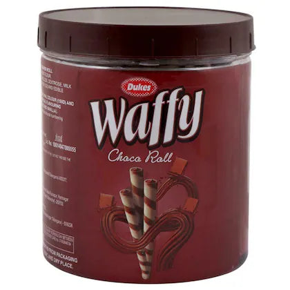 Dukes Waffy Choco Wafer Rolls 250 g