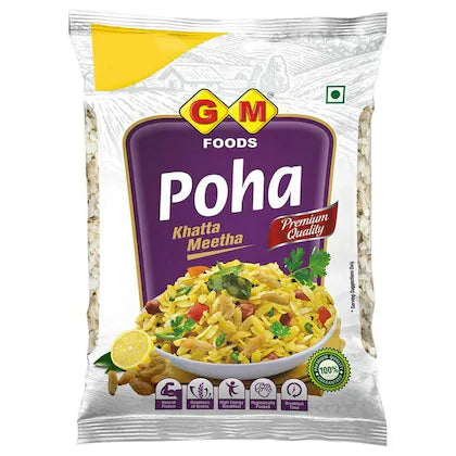 GM Foods Khatta Meetha Poha - 500 g