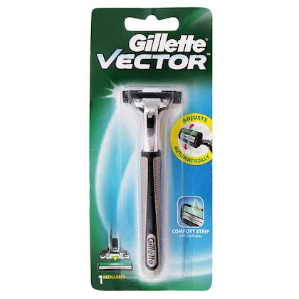Gillette Vector Shaving Razor with Cartridge