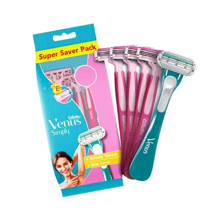 Gillette Venus Simply & Skin Love Disposable Women's Razor