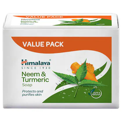 Himalaya Neem & Turmeric Soap 75 g (Pack of 4)