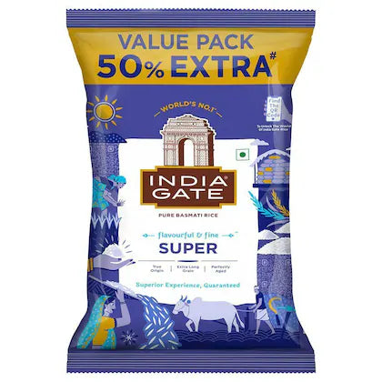 India Gate Super Basmati Rice 1.5 kg