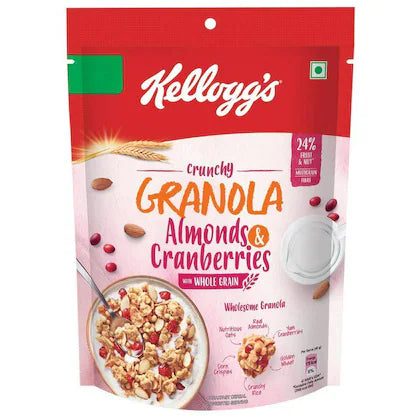 Kellogg's Crunchy Granola Almonds and Cranberries Breakfast Cereal 140 g