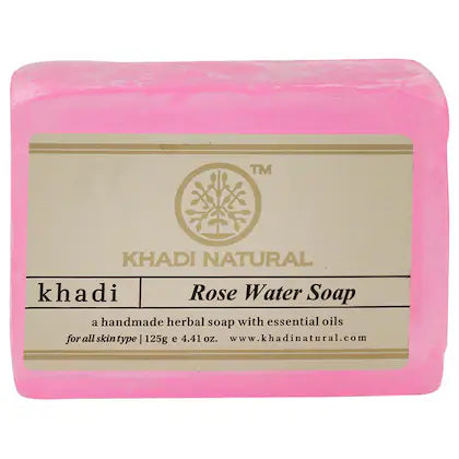 Khadi Natural Rosewater Soap 125 g