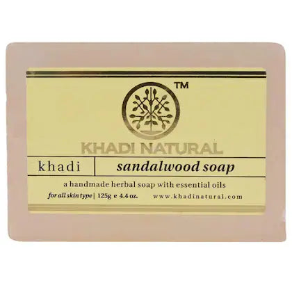Khadi Natural Sandalwood Herbal Soap 125 g