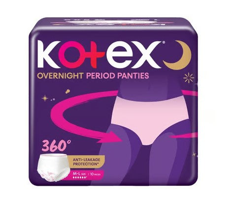 Kotex Overnight Period Panty M-L