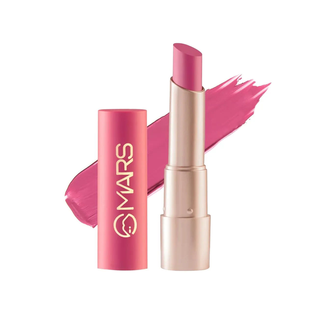 MARS Cosmetics Creamy Matte Lipstick (18-Gulabi Garba)