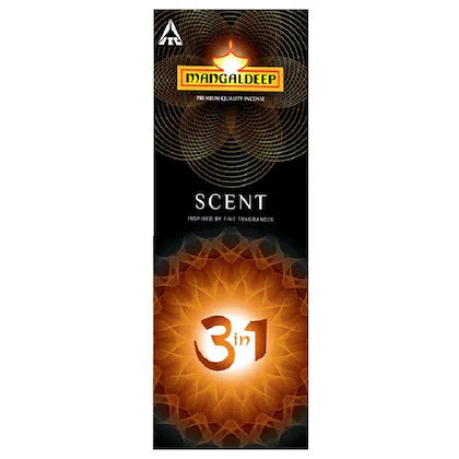 Mangaldeep 3 in 1 Scented Agarbatti 213 g