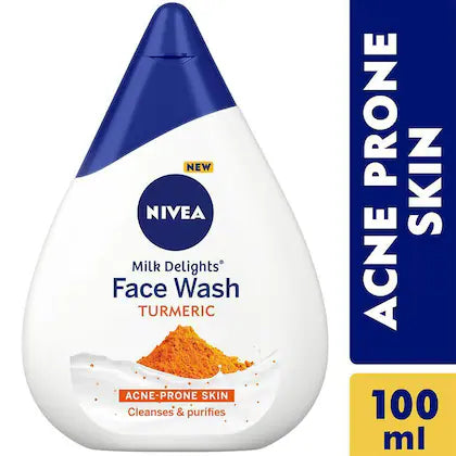 Nivea Milk Delights Turmeric Face Wash for Acne Prone Skin 100 ml