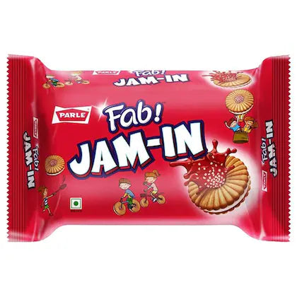 Parle Fab Jam-In Mixed Fruit Sandwich Biscuits 495 g