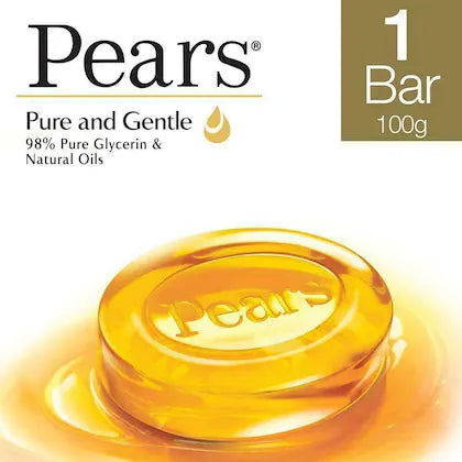 Pears Pure & Gentle Soap with Natural Oils 100 g