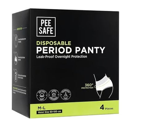 Pee Safe Full Coverage Leak-Proof Period Panty (M-L)