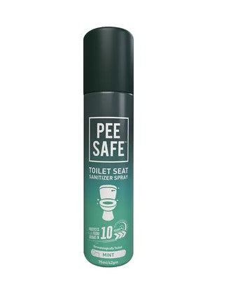 Pee Safe Toilet Seat Sanitizer Spray (Mint)