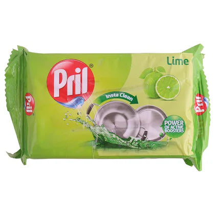 Pril Lime Insta Clean Dishwash Bar 200 g (Pack of 3)