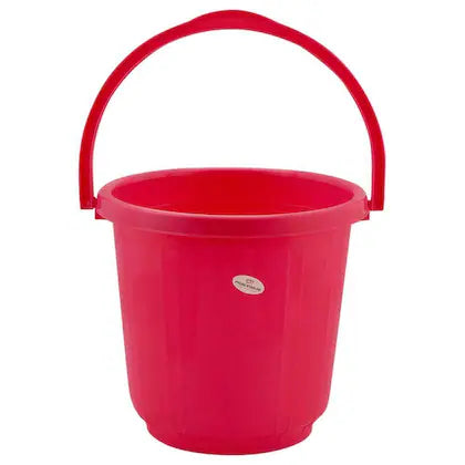 Princeware Super Deluxe Pink Plastic Bucket with Handle 5 L