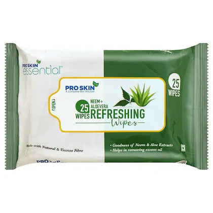 Pro Skin Neem & Aloe Vera Refreshing Wipes 25 pcs