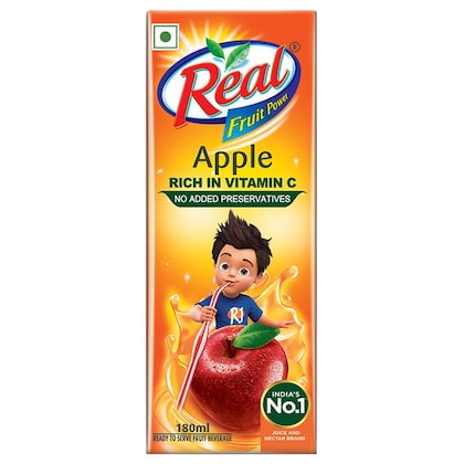 Real Fruit Power Apple Juice 180 ml