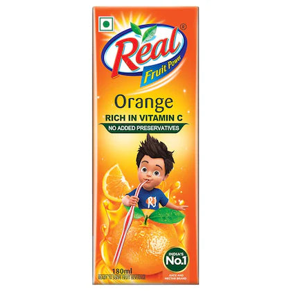 Real Fruit Power Orange Juice 180 ml