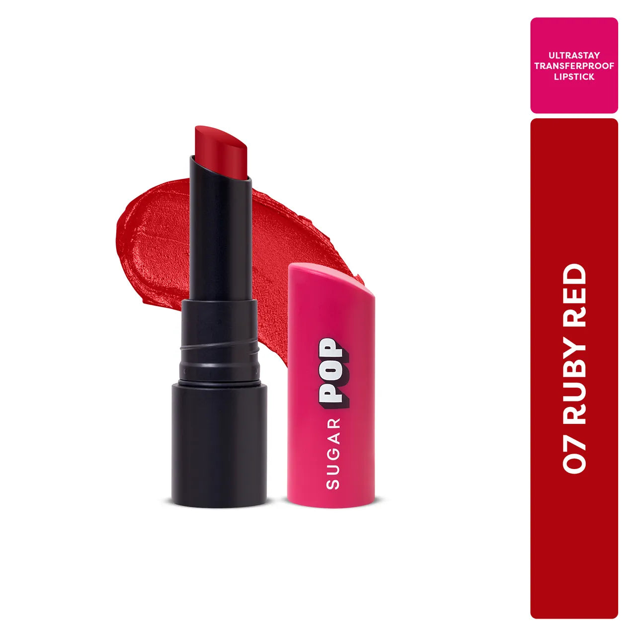 SUGAR POP Ultrastay Transferproof Lipstick 07 Ruby Red