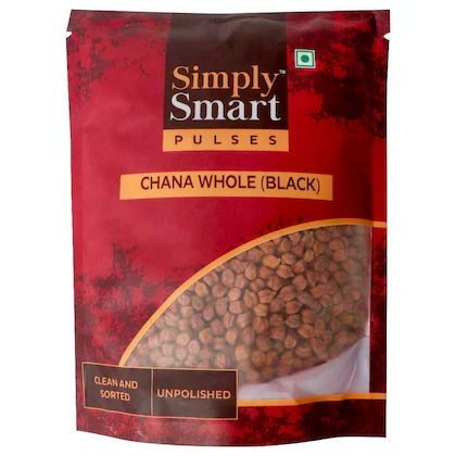 Simply Smart Unpolished Chana Kala Whole 500 g