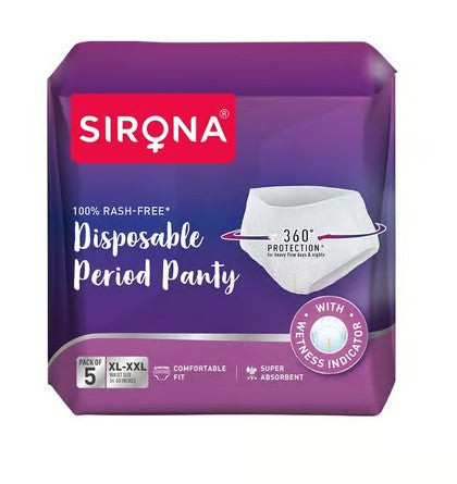 Sirona Period Panty (XXL, 27-51 inches)