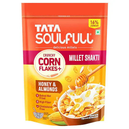 Tata Soulfull Honey & Almonds Corn Flakes 170 g