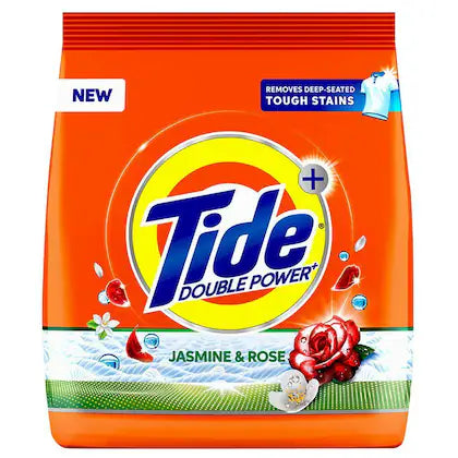 Tide Plus Double Power Jasmine & Rose Detergent Powder 500 g