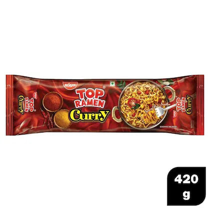 Top Ramen Nissin Curry Flat Noodles 420 g