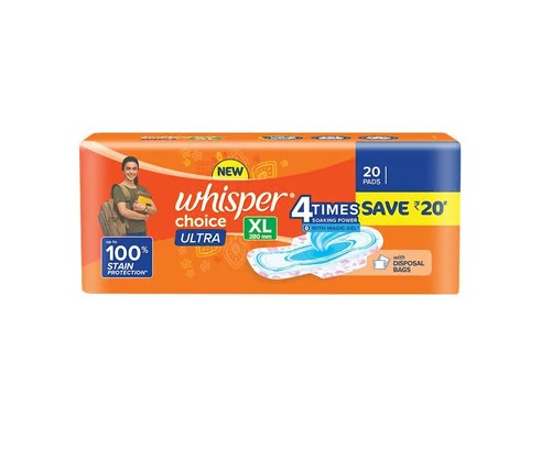 Whisper Choice Ultra Sanitary Pads