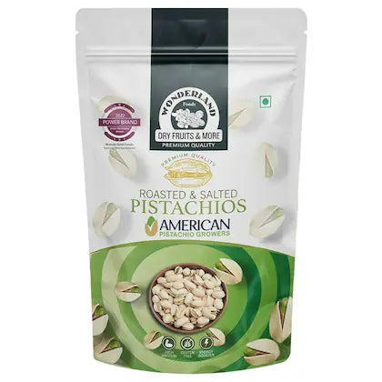 Wonderland Foods Premium Roasted & Salted Pistachios 200 g