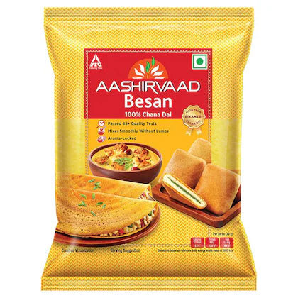 Aashirvaad Besan, Made from 100% Chana Dal, 1kg
