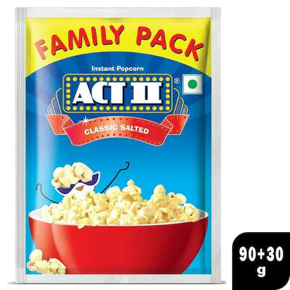 Act II Classic Salted Instant Popcorn 90 g