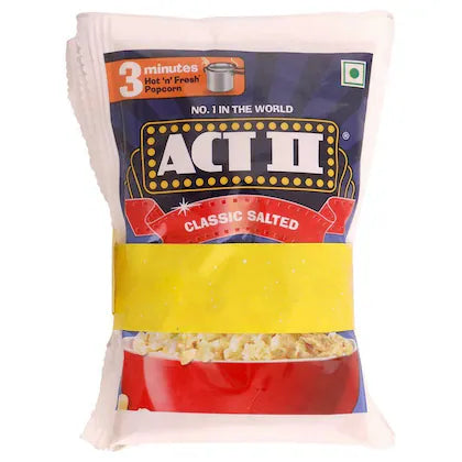 Act II Classic Salted Popcorn 60 g (3 pcs)