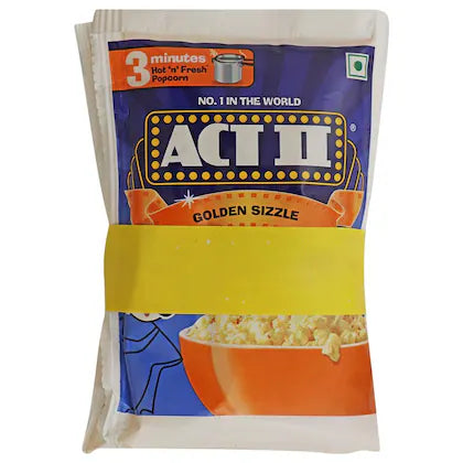 Act II Golden Sizzle Popcorn 60 g (3 pcs)