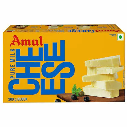 Amul Cheese Block 200 g (Carton)
