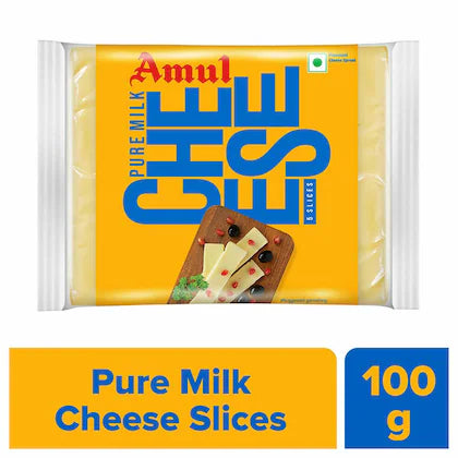 Amul Cheese Slices 100 g (Pack of 5)