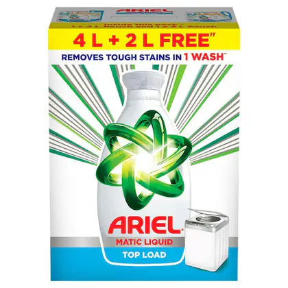Ariel Matic Top Load Liquid 4+2L Free
