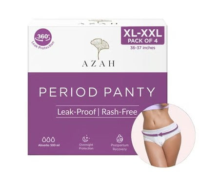 Azah Rash Free Disposable Period Panty (XL-XXL) (4 Pieces) – Yo Budde
