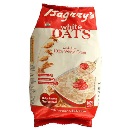 Bagrry's White Oats 100% Whole Grain 500 g