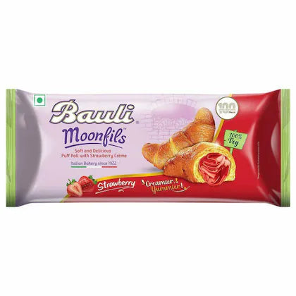 Bauli Moonfils Strawberry Croissant 45 g (Pack)